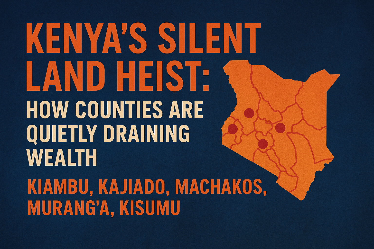 Mhasibu Housing how and which counties are quietly draining wealth
